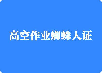 大鸡巴插入女人的阴到了成人成人网视频网站高空作业蜘蛛人证